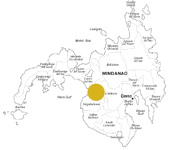 最高峰バナナの地図