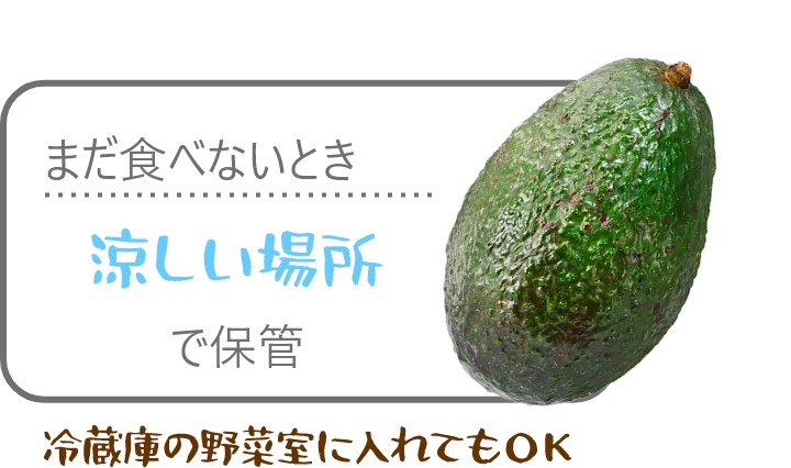 まだ食べないとき