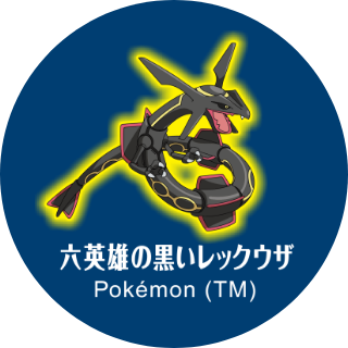 六英雄の黒いレックウザ Pokémon (TM)